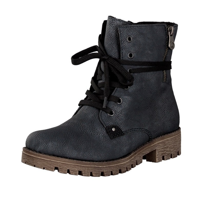 Botas Rieker 785G9-14 Para Mulher - Azuis